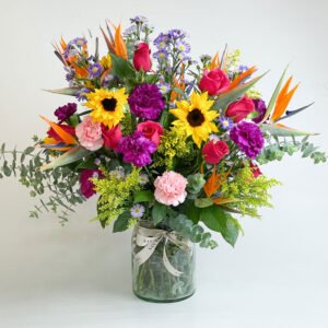 arreglo floral con 50 flores variadas en bogota