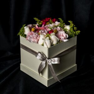 caja de flores variada bogota