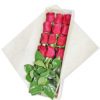 Caja por 12 rosas con empaque de lujo